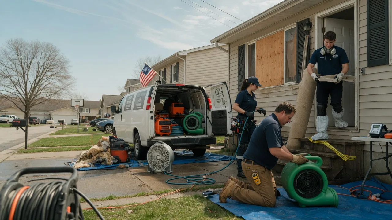 Water Damage Restoration in Akron, PA near me